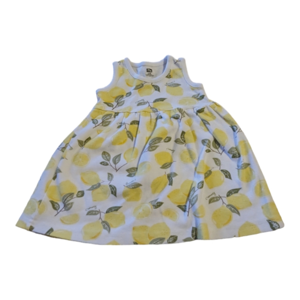 🏖️3/$20 Summer Sale🏖️Hudson Baby Lemon Sleeveless Dress